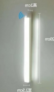 ZD160 LAMPKA LED Z CZUJNIKIEM RUCHU ZIMNA BIAŁA