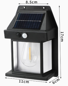 ZD159 KINKIET ŚCIENNY SOLARNY LED Z CZUJNIKIEM RUCHU