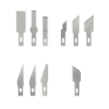 AG607B NOŻYK SKALPEL + OSTRZA 13PCS
