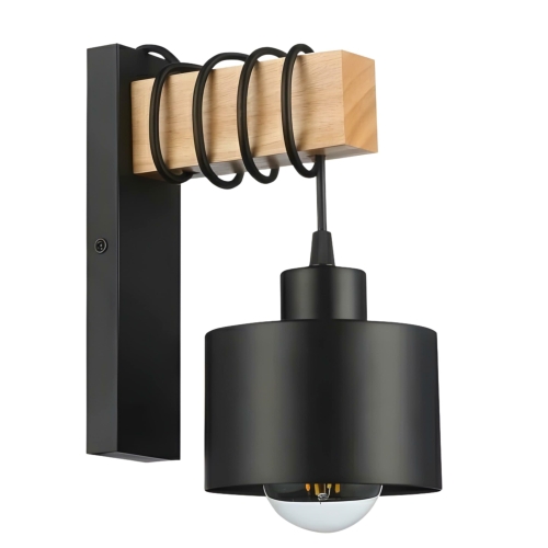 ZD172 DREWNIANY KINKIET ŚCIENNY LED