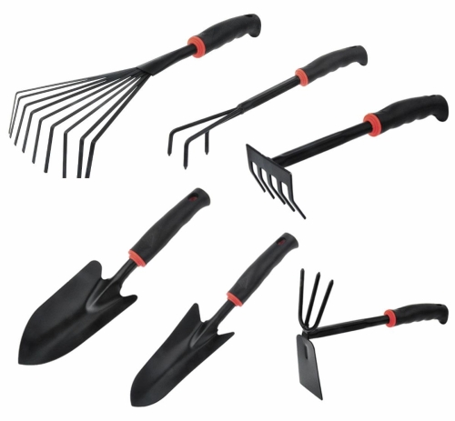 AG692 ZESTAW NARZĘDZI OGRODNICZYCH 6SZT