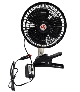DA644 WIATRAK SAMOCHODOWY OBROTOWY 12V NA KLIPS