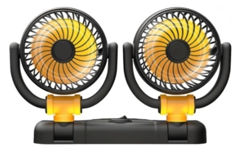 DA645 WENTYLATOR SAMOCHODOWY PODWÓJNY 12V