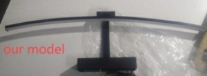 ZD198 LAMPKA ŚCIENNA ŁUK 40CM BIAŁA NEUTRALNA CZARNA