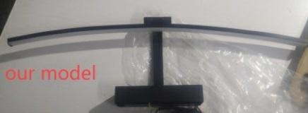 ZD198 LAMPKA ŚCIENNA ŁUK 40CM BIAŁA NEUTRALNA CZARNA