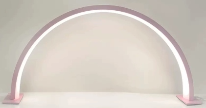 ZD193B LAMPA KOSMETYCZNA 39CM 20W RÓŻOWA
