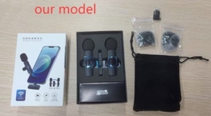 DA704 MIKROFON KRAWATOWY BEZPRZEWODOWY USB-C 2SZT