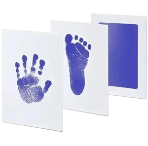 DA82A NIEBRUDZĄCY ODCISK RĄCZKI STÓPKI 8x12,5 BLUE