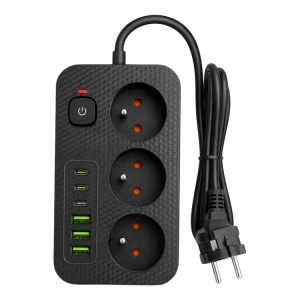DA714B PRZEDŁUŻACZ ZASILAJĄCY 3M 6xUSB