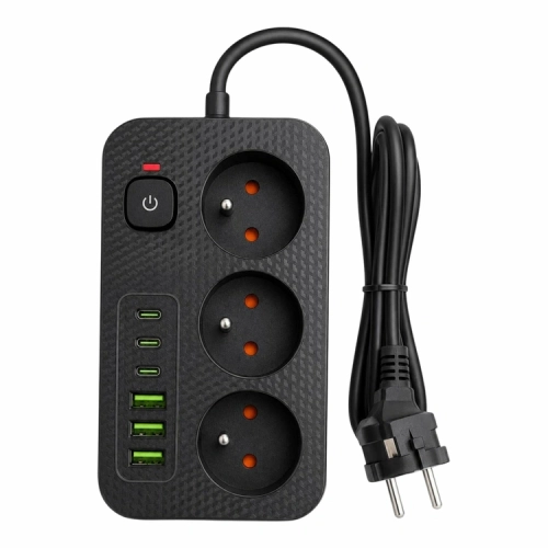 DA714B PRZEDŁUŻACZ ZASILAJĄCY 3M 6xUSB