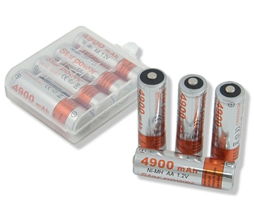 BC56A 4xAKU AA STAR POWER 4900MAH NI-MH