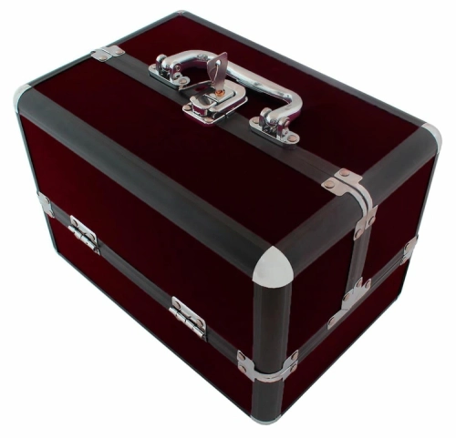 CA4P KUFER 25x17x17cm PURPUROWY KOSMETY