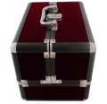 CA4P KUFER 25x17x17cm PURPUROWY KOSMETY