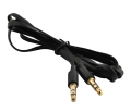 AK292A KABEL PŁASKI JACK 3,5mm 1M BLACK