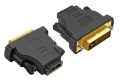 HD6 ADAPTER GNIAZDO HDMI-WTYK DVI GOLD