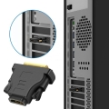 HD6 ADAPTER GNIAZDO HDMI-WTYK DVI GOLD