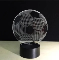 ZD98 LAMPKA NOCNA PIŁKA NOŻNA 3D LED
