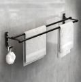 AG987 WIESZAK ŚCIENNY NA RĘCZNIKI 60CM LOFT