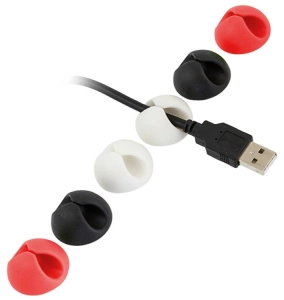 AG381 ORGANIZER KABLI CABLE DROP 6 SZTUK