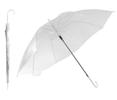 BQ13A PARASOL PRZEZROCZYSTY BIAŁY
