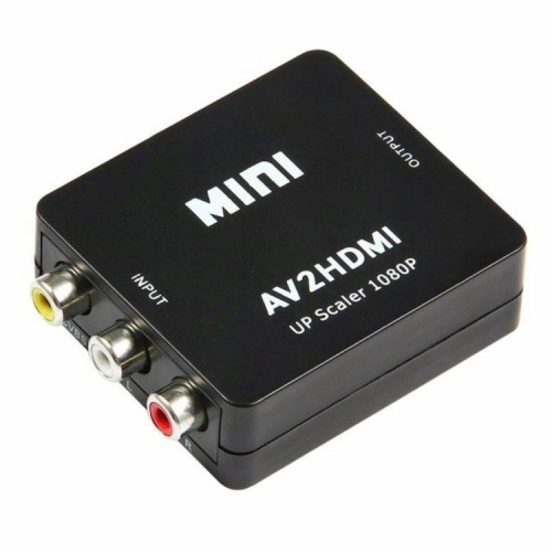 HD44 ADAPTER SYGNAŁU AV RCA CINCH DO HDMI AUDIO RCA
