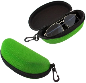 AG177G TWARDE ETUI NA OKULARY ZIELONY