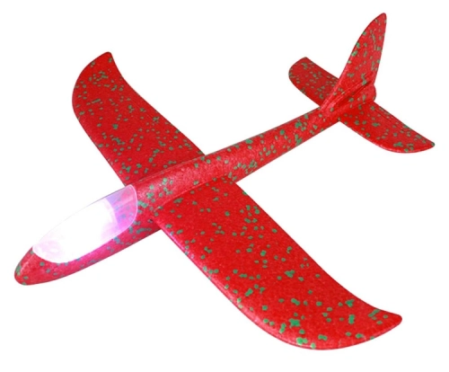 AG667A SAMOLOT STYROPIANOWY 46 CM Z LED