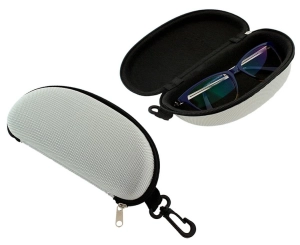 AG177D TWARDE ETUI NA OKULARY SZARE
