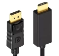 HD39 KABEL DISPLAYPORT DO HDMI 1.8M 4K