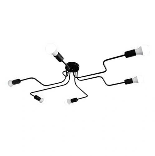 ZD74F LAMPA SUFITOWA 6 RAMION ŻYRANDOL