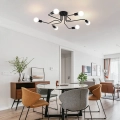 ZD74F LAMPA SUFITOWA 6 RAMION ŻYRANDOL