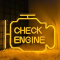 ZD135 CHECK ENGINE NEON LED 30x22