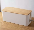 AG381E ORGANIZER NA KABLE LISTWY BIAŁY
