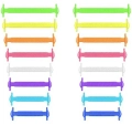 DA10B SZNUROWADŁA SILIKONOWE BEZ WIĄZANIA RAINBOW
