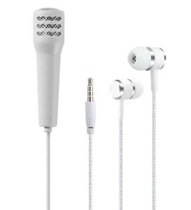 AG100C MINI MIKROFON DO TELEFONU SILVER