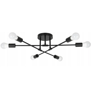 ZD74N LAMPA SUFITOWA WISZĄCA LOFT 6 RAMION