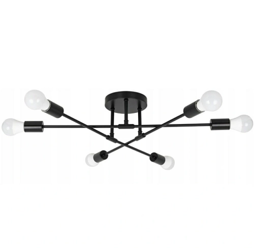ZD74N LAMPA SUFITOWA WISZĄCA LOFT 6 RAMION