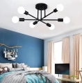 ZD74N LAMPA SUFITOWA WISZĄCA LOFT 6 RAMION