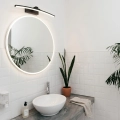 ZD198 LAMPKA ŚCIENNA ŁUK 40CM BIAŁA NEUTRALNA CZARNA