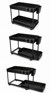 DA675 ORGANIZER POD ZLEW CZARNY