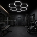 ZD211C LAMPA LED 7 HEXAGONÓW 234X244CM