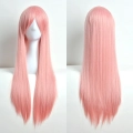 BQ3D PERUKA WŁOSY 80cm RÓŻOWE COSPLAY