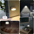 ZD156 BEZPRZEWODOWA LAMPKA LED Z CZUJNIKIEM CIEPŁA BIAŁA