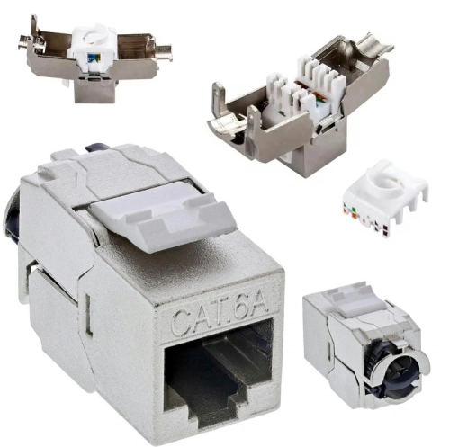 RJ10 GNIAZDO RJ45 STP KAT.6A BEZNARZĘDZIOWE