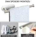 AG883A WIESZAK NA RĘCZNIK PAPIEROWY SREBRNY
