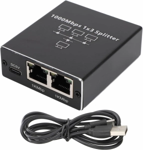 HD43A ROZDZIELACZ SIECIOWY 1X3 RJ45