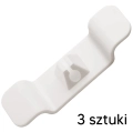 AG874A UCHWYT ORGANIZER DO KABLI BIAŁY