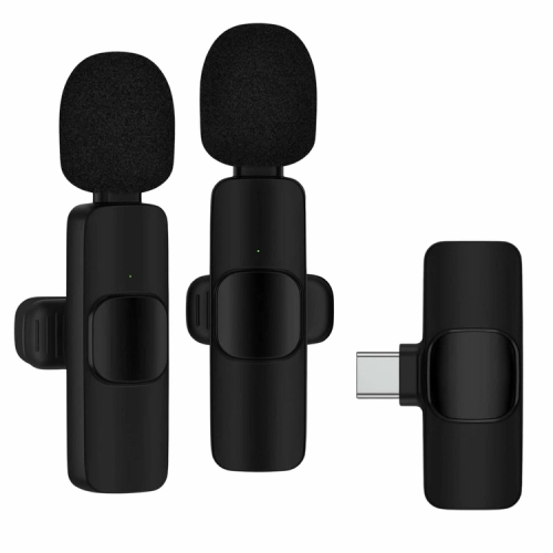 DA704 MIKROFON KRAWATOWY BEZPRZEWODOWY USB-C 2SZT
