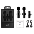 DA704 MIKROFON KRAWATOWY BEZPRZEWODOWY USB-C 2SZT
