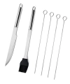 AG666G ZESTAW DO GRILLA 10SZT ETUI